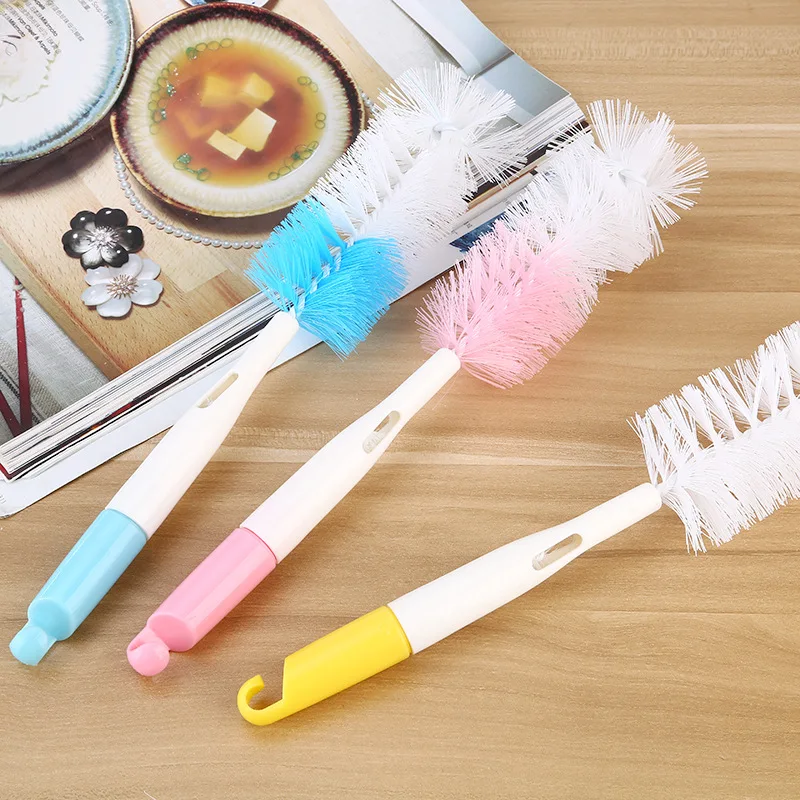 

Bottle Brush 360-Degree Non-Blind Angle Nylon Bottle Brush Picture Bottle Brush inside And outside Teeth Bottle Brush