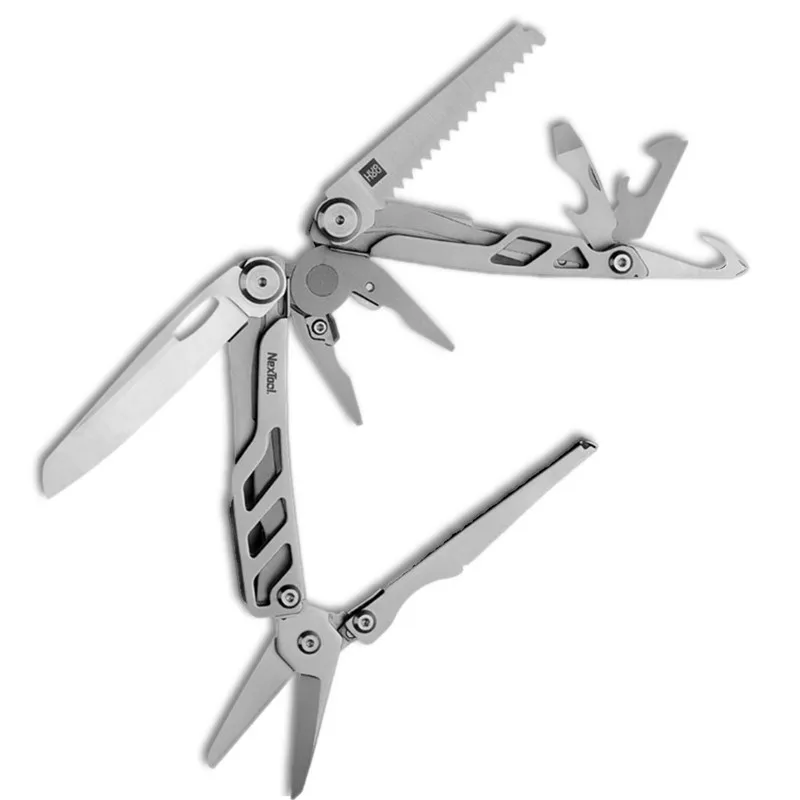 

HUOHOU 15 in 1 Multi-function Knife Folding Knife Bottle Opener Saw Screwdriver Pliers For Car Home Outdoor Repair Tools