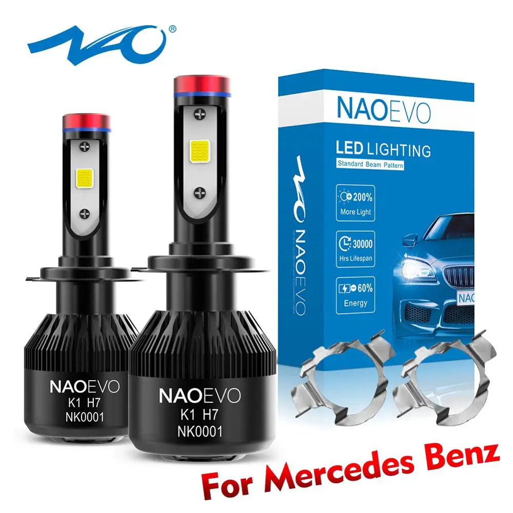 NAO H7 светодиодный автомобильный светильник с базовым держателем для Mercedes Benz Sprint