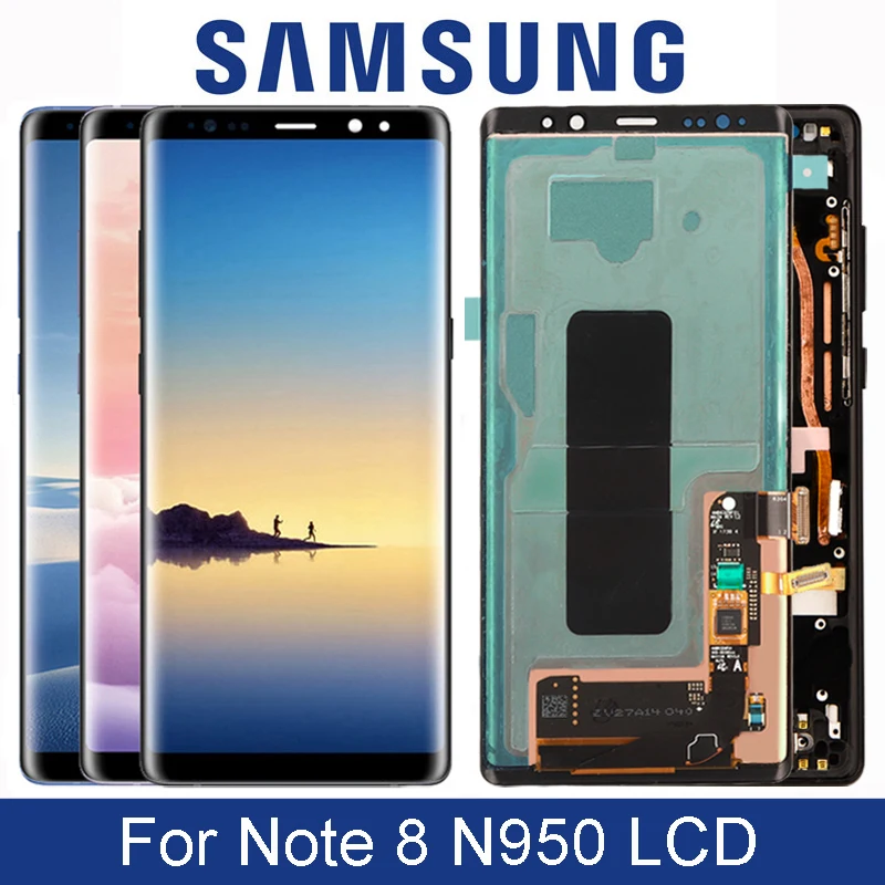 Сменный сенсорный ЖК экран для SAMSUNG GALAXY Note 8 N9500 N9500F|Экраны мобильных телефонов| |