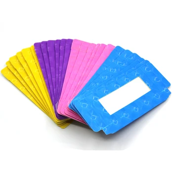 

Damepapil Lashes Packaging Boxes Bulk 10 Pieces Multi Color Rectangle Shape Glitter Paper Eye Lash Packaging Box Wholesale