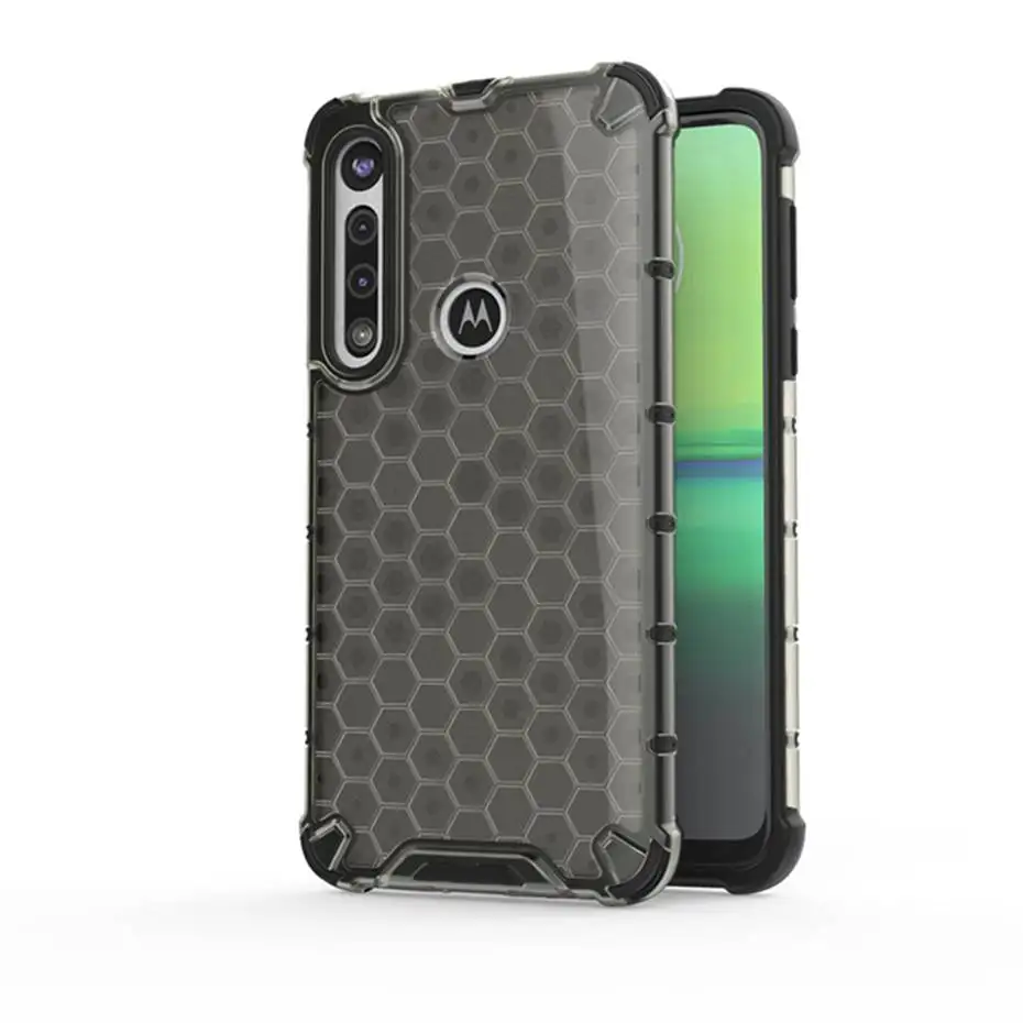 

For Motorola Moto G8 Play Case Honeycomb Hybrid Armor Case For Motorola Moto G8 Play Plus Cover Phone Case