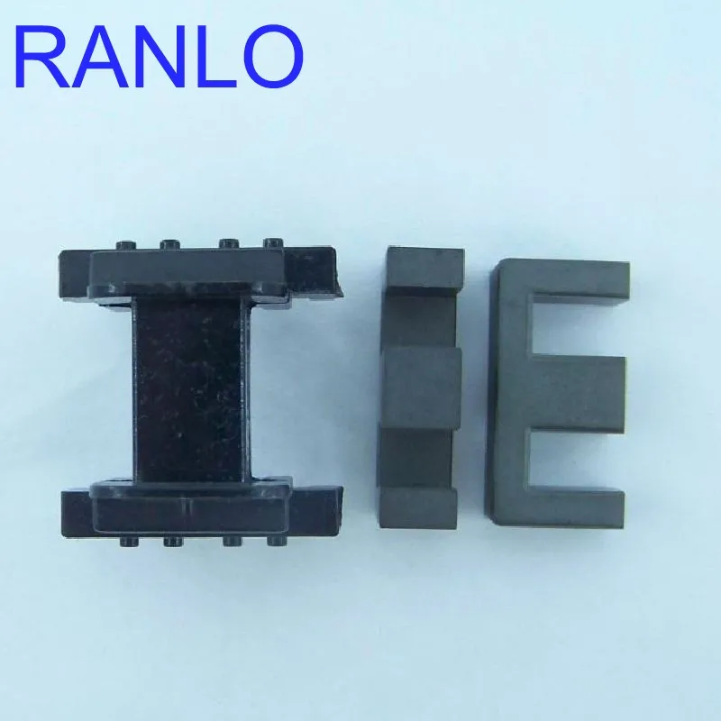 RANLO 10 компл./лот EF25 4+ 4pin трансформатор для установки в горизонтальном положении бобины рамка магнит ферритовый сердечник E25/13/7 PC40 N87