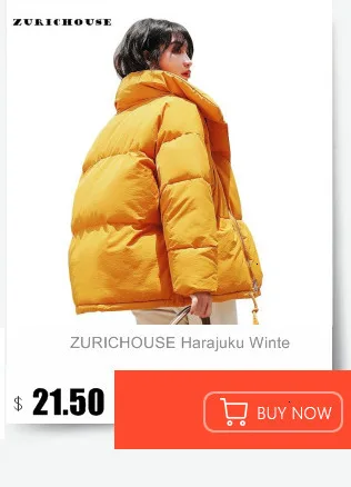 ZURICHOUSE, зимняя женская куртка, модная, со стоячим воротником, яркий цвет, теплая парка для женщин размера плюс, зимнее пальто для женщин