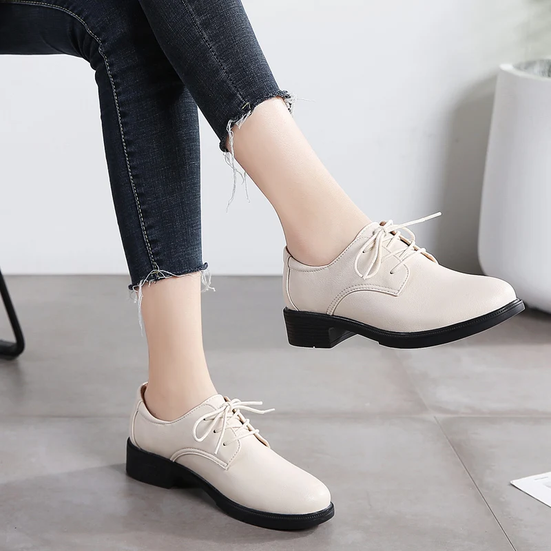 New Breathable Genuine Leather Flats Shoes Woman Sneakers Tenis Feminino Nurse Peas Flats Shoes Plus Size Women Shoes*862