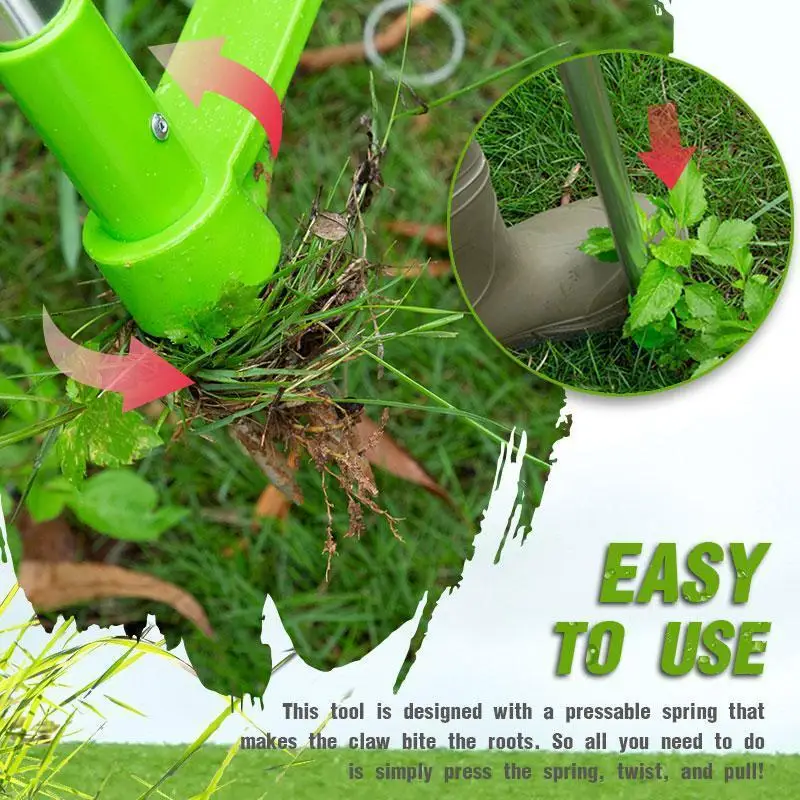 VIP Standing Plant Root Remover Hand Tool Garden Outdoor Removal Stainless Steel Farmland Puller Dandelion Manual Digging Lawn best electric string trimmer