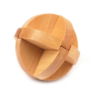 Burr Puzzle Luban Lock серия взрослая развивающая игрушка деревянная игрушка цветной шар Лу бань