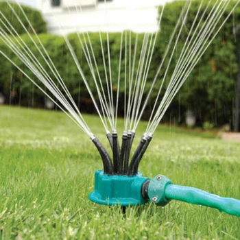 

360 Degrees Multi-Tips Sprinkler Head Adjustable Water Sprayer Water-Saving Garden Sprinklers Watering Irrigation