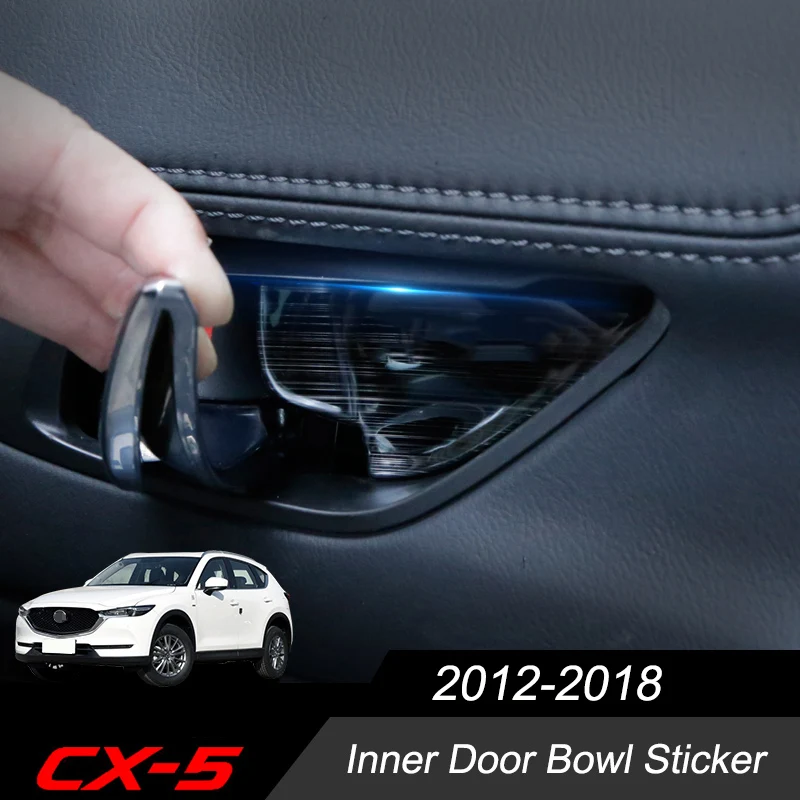 Внутренняя формовочная дверная наклейка из нержавеющей стали для MAZDA CX-5 CX5