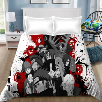 

Bed Sheet Anime Naruto Printed Flat Bed Sheet Set Cartoon for Kids Gifts Bedroom Decor Home Sheet Bedclothes Bed Linens Bedding