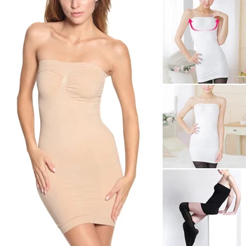 

Pure Color New Arrival Hot Sales Tube Top Abdomen Corset without Straps Anti-lighting Close-fitting Stretch Skirt A66