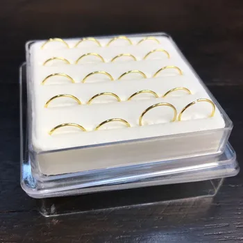 

0.7mm thickness S925 Fashion classic nose ring diameter 6-12mm piercing jewelry hoop nose gift