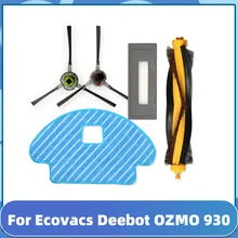 

High Performance HEPA Filter Main Side Brush Mop Cloth Replacement for Ecovacs Deebot OZMO 930 Robot Vacuum Cleaner Accessories