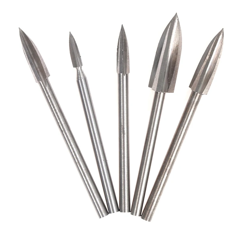 

Milling Cutters White Steel Sharp Edges Woodworking Tools Three Blades Wood Carving Knives