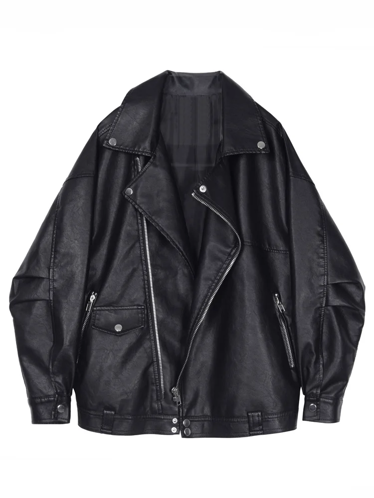 Мотоциклетная кожаная куртка женская 2019 новая корейская повседневная bf wind