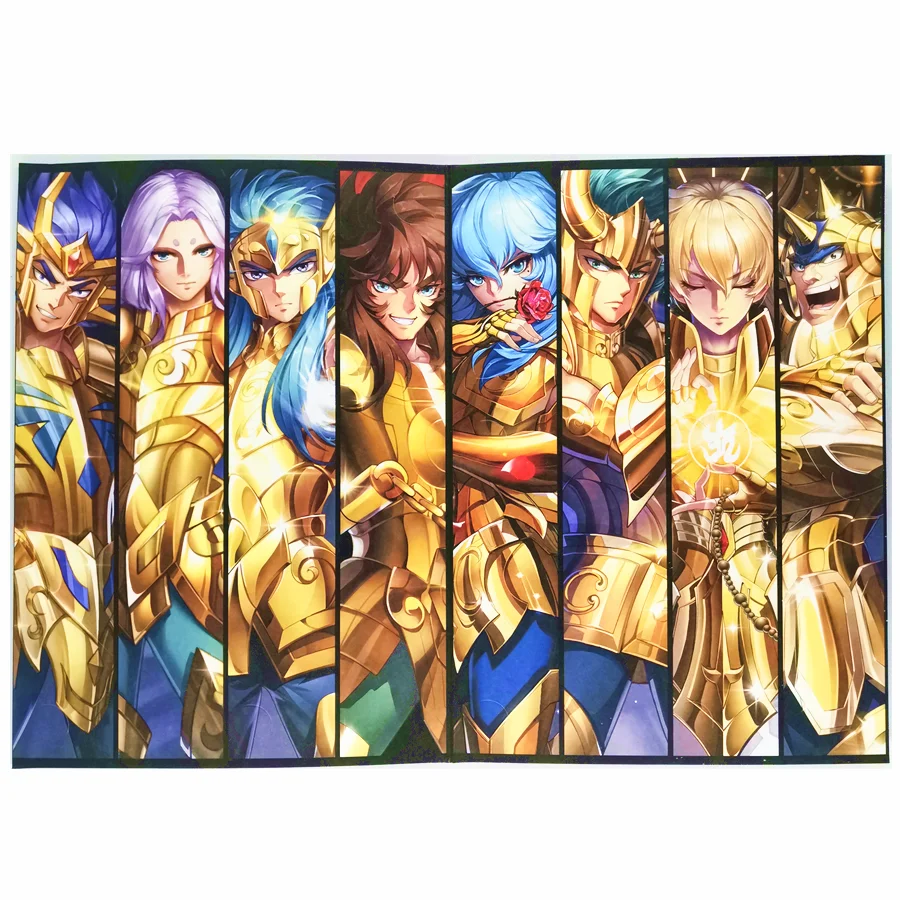 12pcs/set Saint Seiya Soul of Gold Refraction Process Toys Hobbies Hobby  Collectibles Game Collection Anime Cards