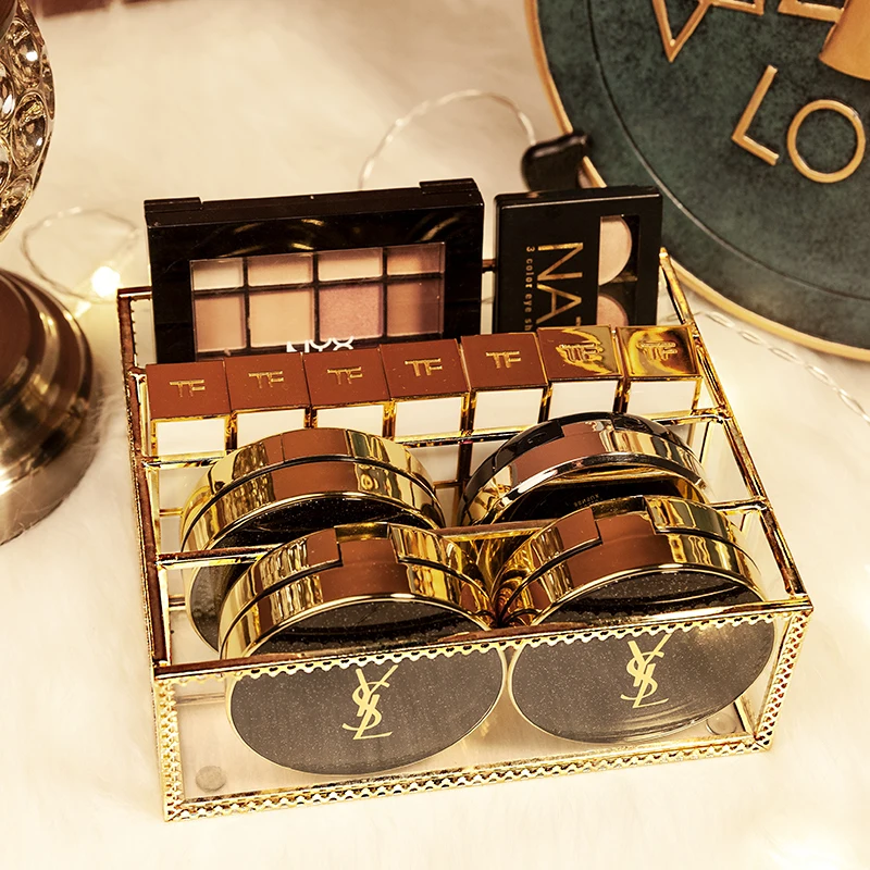 Пластиковый органайзер для косметики PS Коробка Для Хранения Крема прозрачный