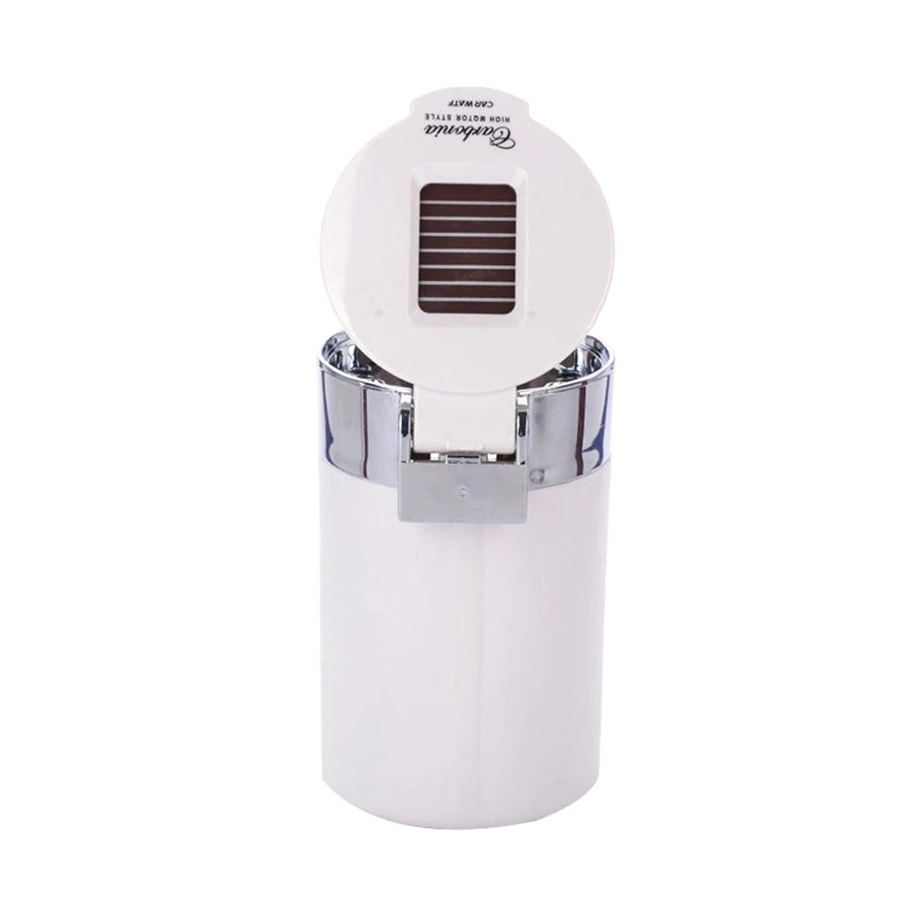 

Portable Car Cigar Cigarette Ashtray Smokeless Carbon Fiber Car Ashtray With Led Light Cylinder