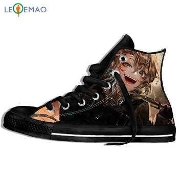 

Walking Canvas Boots Shoes Breathable Japan Anime Youjo Senki Tanya Degurechaff Hip Hop Sport Shoes Classic Sneakers