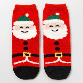 

Women's terry-foam socks, color red, size 21-25 (shoe size 36-40)
