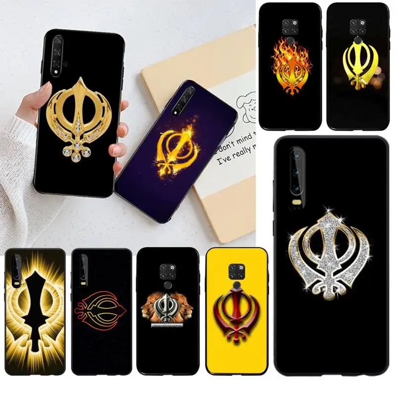 Чехол для телефона Sikh Khanda Sikhism Huawei P40 P30 P20 lite Pro Mate 20 P Smart 2019 prime | Мобильные телефоны