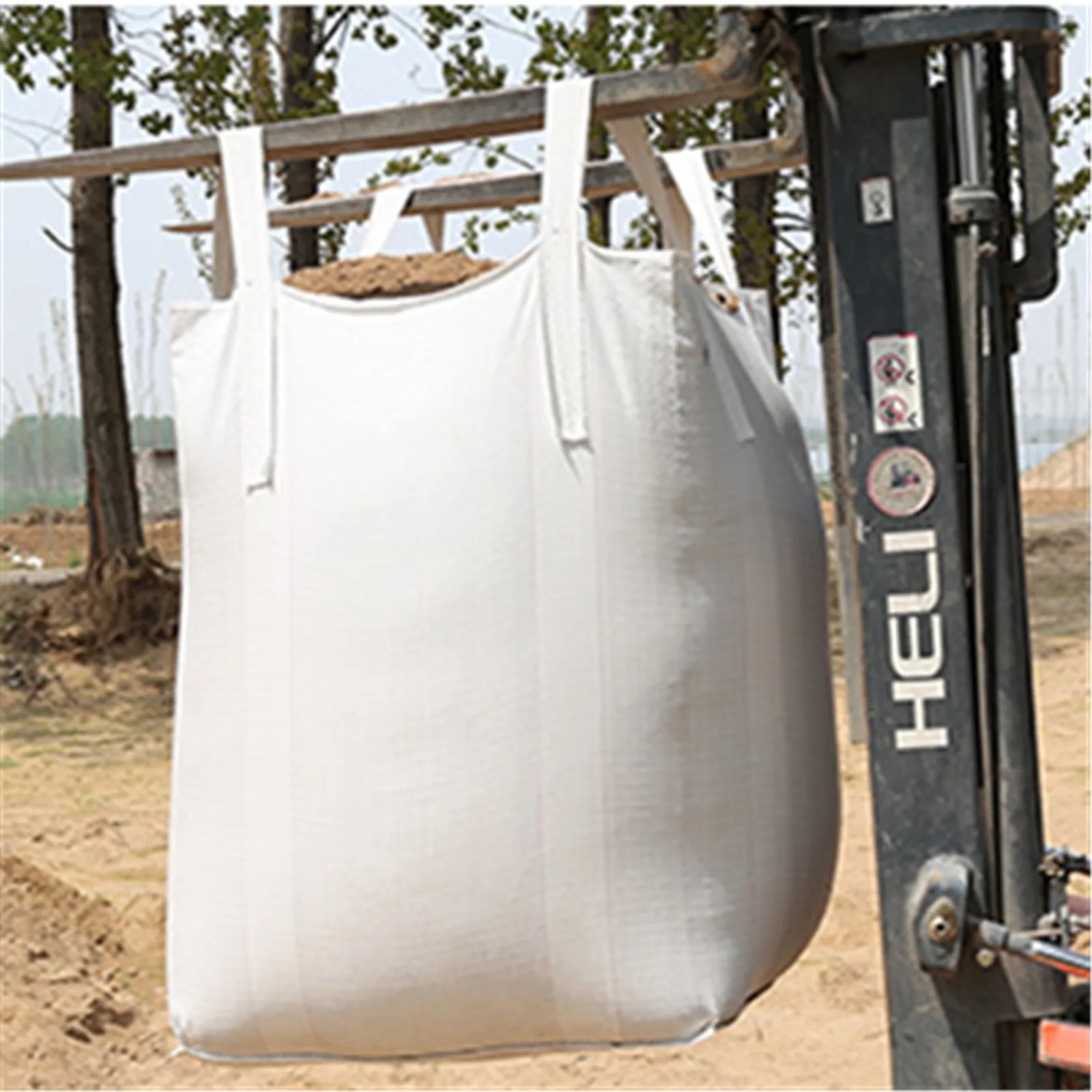 FIBC Builders Bag Garden Waste Storage/Dumpy Bag Storage Sacks 1 tonne X 5 