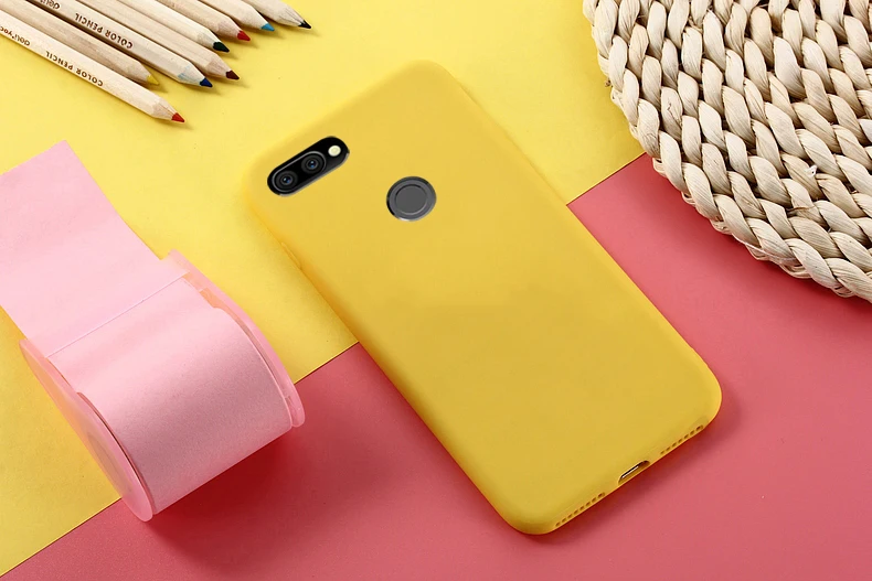 Чехол TRISEOLY для huawei Y9, простой однотонный чехол для телефона huawei Y9, мягкий силиконовый чехол Y 9, чехол