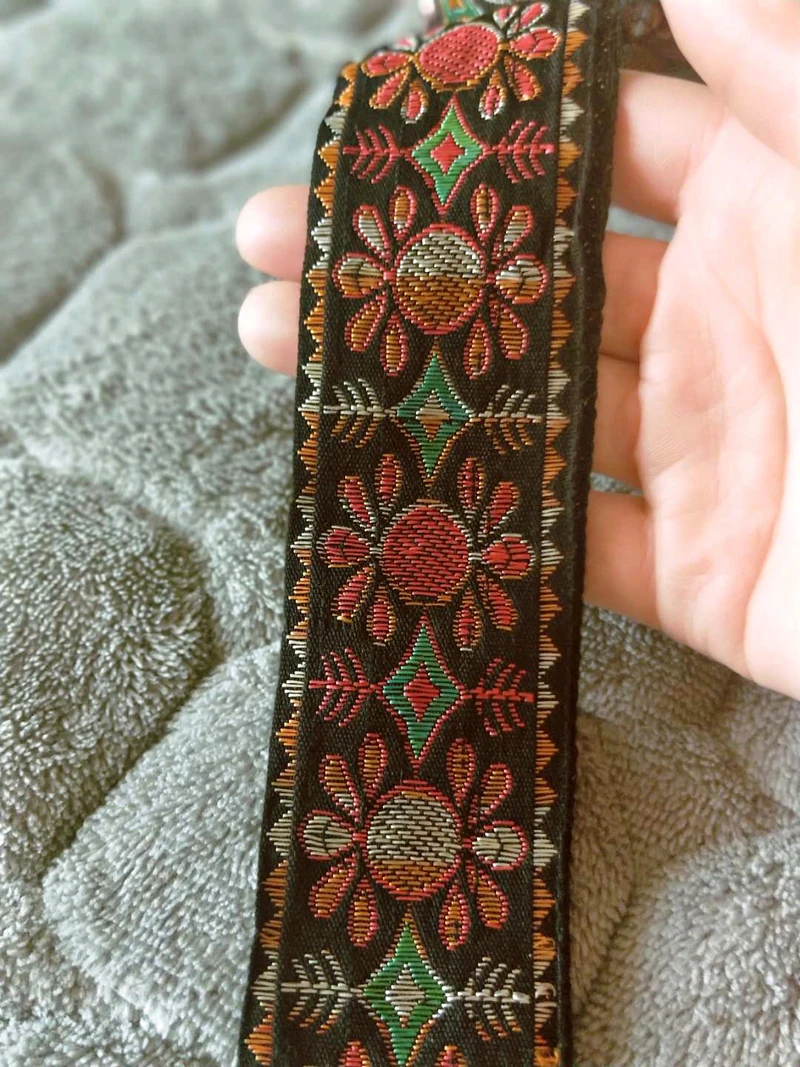 

11 ярдов/партия, черные Редкие тканые жаккардовые ленты, 4,3 см