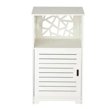 

Single Door With Compartment 70cm high Bedside Table PVC (41 x 30 x 70)cm