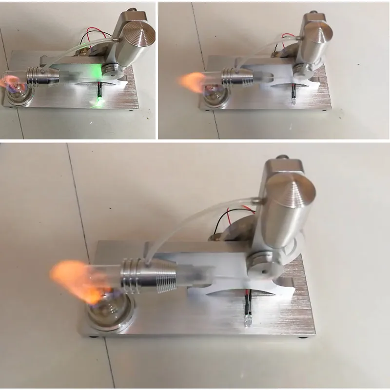 10 видов стилей Мини Diy генератор двигателя Стирлинга модель+ лампа низкая температура Дети Школа демонстрация образования игрушки подарок