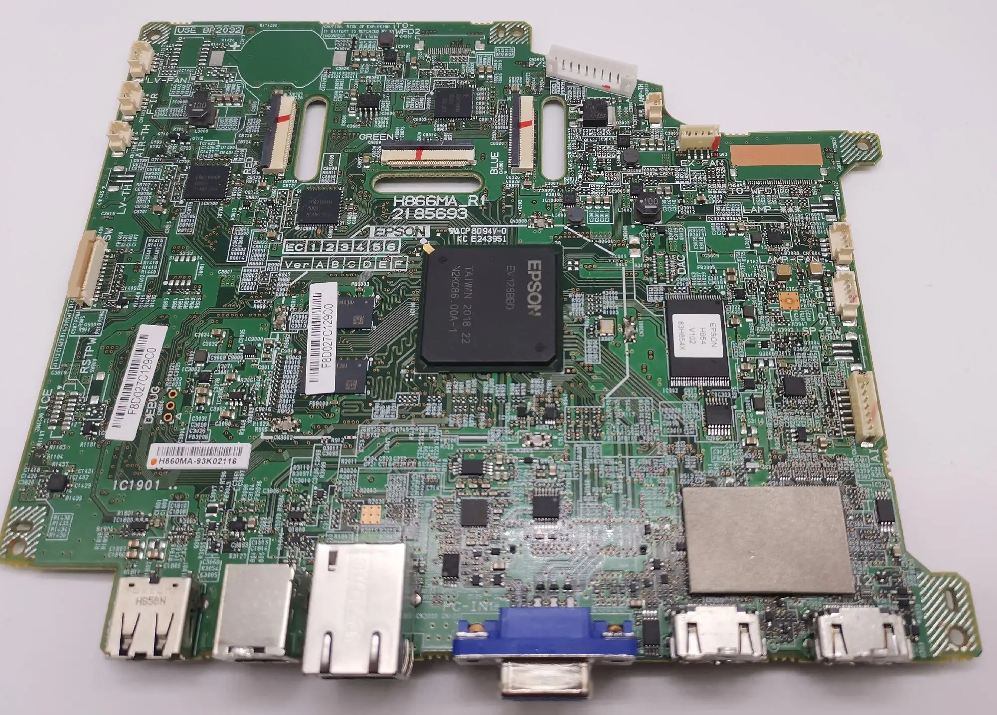 

Материнская плата проектора H866MA(H860) для cb-108 pl 108 eb-108 материнская плата проектора