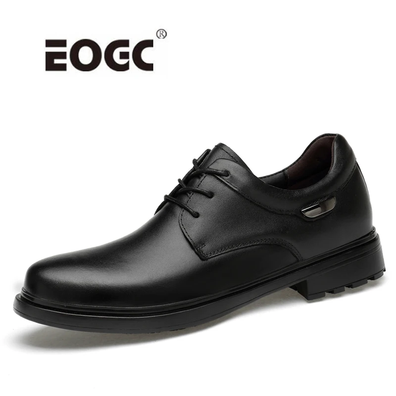 

Natural Cow Leather Men Dress Shoes Large Size High Quality Business Wedding Shoes Lace Up Soft Men Oxfords Shoes Men