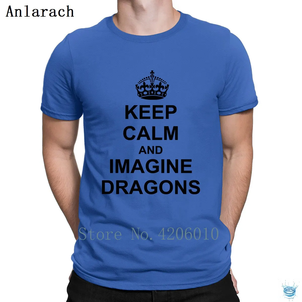 Keep Calm And Imagine драконы футболки Sunlight хип-хоп топы Лидер продаж создать мужские Футболки Веселый хлопок лучшие буквы Anlarach