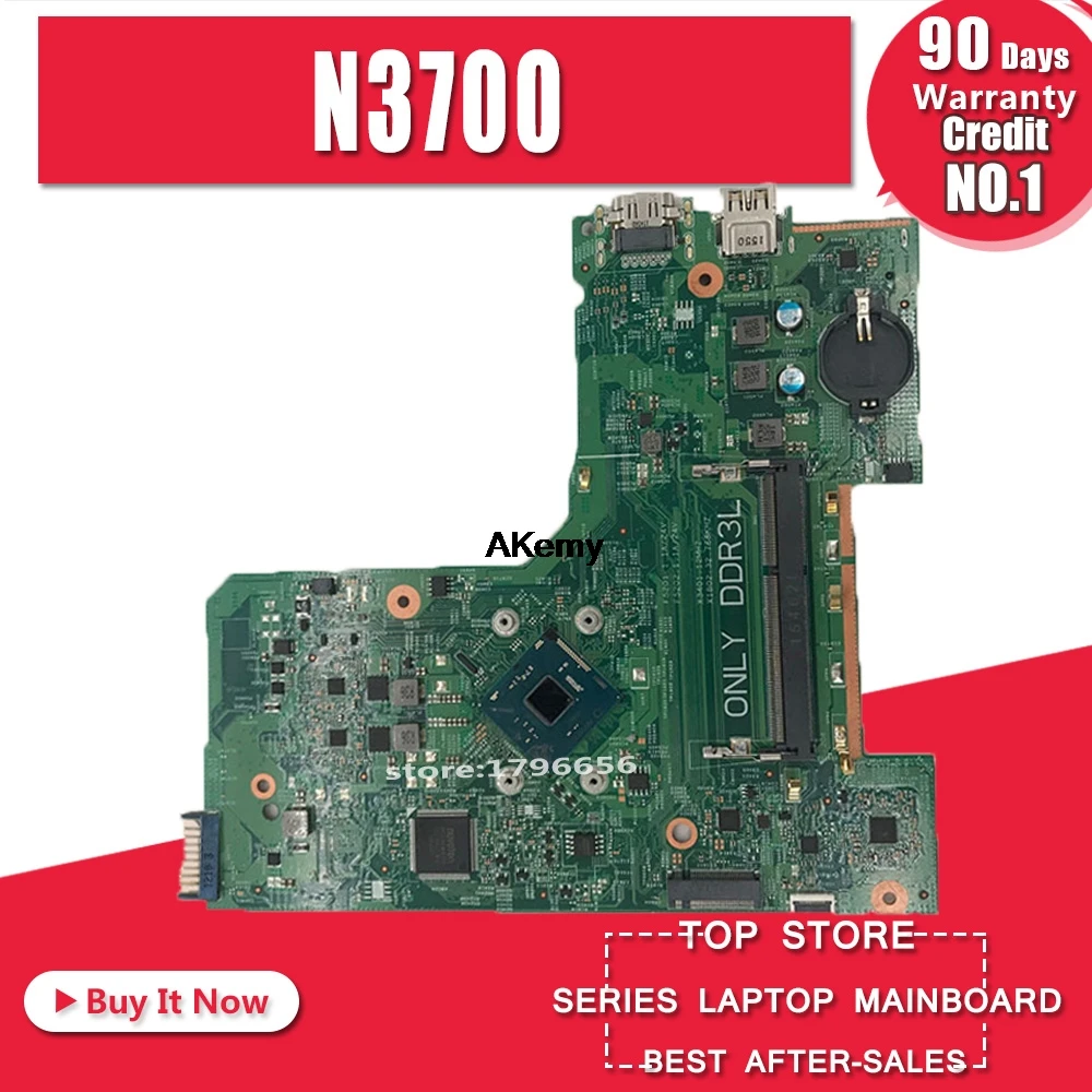 

Laptop Motherboard FOR DELL Inspiron 3452 3552 Laptop Motherboard WITH N3700U CPU JX7F0 0JX7F0 CN-0JX7F0 14279-1 DDR3L