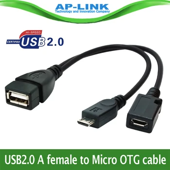 

1Pcs Portable OTG Power Cable Black Micro USB Male To USB 2.0 Female Useful Host Adapter Cable Computer Cables Connectors
