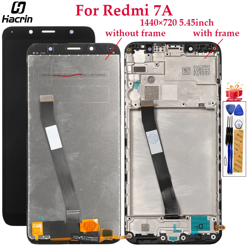 

Display For Xiaomi Redmi 7A LCD Display Touch Screen Digitizer Assembly Replacement Display For Xiaomi Redmi 7A LCD Screen