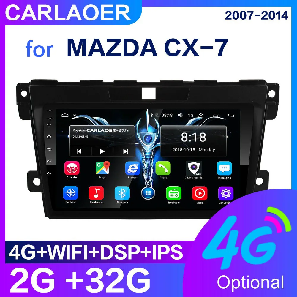 Android 9 0 мультимедийный плеер для 2007 2008 2009 2010 2011 2014 MAZDA CX 7 cx7 cx GPS Navi 2din видеомагнитола