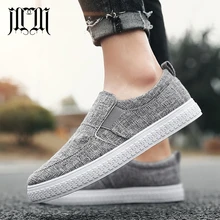 MumuEli/серые, бежевые дышащие парусиновые мужские слипоны на плоской подошве; Дизайнерские повседневные Модные Лоферы высокого качества; Мужская обувь для ходьбы; 1213