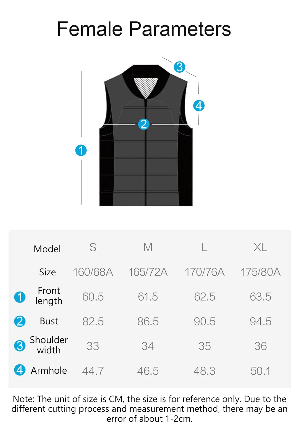 Xiaomi Mijia Youpin Graphene Cotton Slimming Slim Vest Men Women Fashionable Fashion Couple Outdoor Comfortable Warm Slim Fit