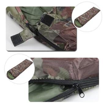 

Hat Envelope Style Sleep Bag Outdoor Leisure Camping Break Camouflage Sleeping Bags FOU99