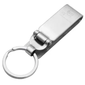 

Anti-Lost Heavy Duty Stainless Steel Belt Key Holder Key-Clip Detachable Keyrings for Keys Belt Keychain Men Jewelry