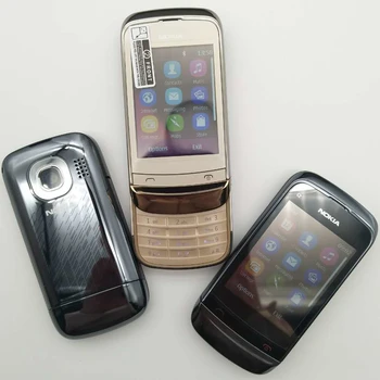 C2-02 改装ロック解除オリジナル C2-02 ロック解除ノキア C2-02 シングル sim カード携帯電話一年保証を改装