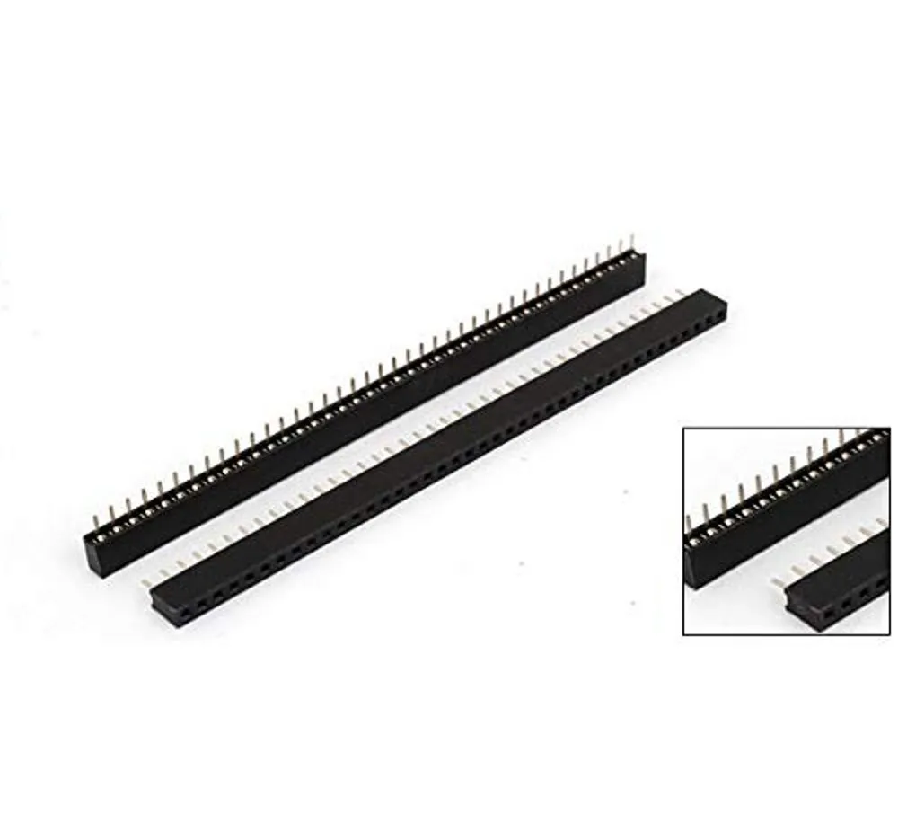 100 шт. 1X40 PIN Однорядный прямой штыревой разъем 2,0 мм шаг полосы разъем 1x40 40p 40PIN 40 PIN для PCB arduino