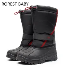 Г. Зимние ботинки на платформе для девочек детские резиновые противоскользящие зимние ботинки для девочек, водонепроницаемая теплая зимняя обувь для больших детей, Botas