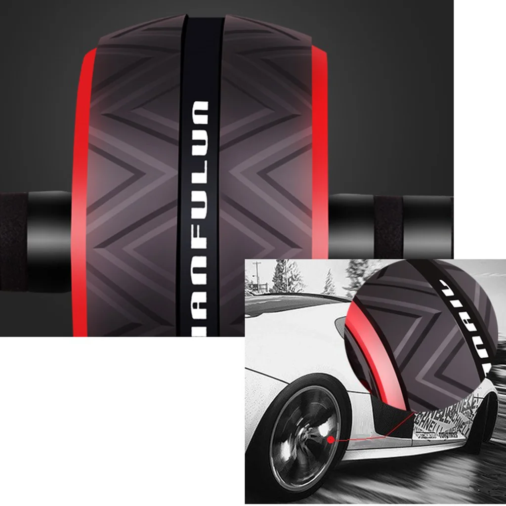 Ab Roller Exercise Wheel Abdominal Core Strength Training Gear Home Workout Kit For Arm Waist Leg Exercise Gym Body Building