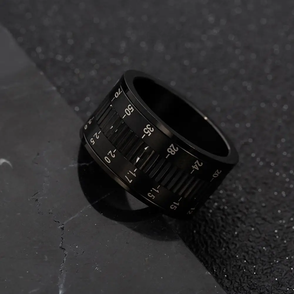 12 мм мужское кольцо из титановой стали вращающееся кольцо для объектива камеры