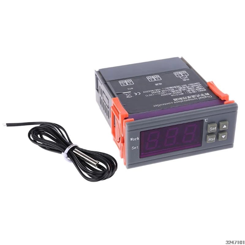 110V 220V Цифровой Температура контроллер 10A охлаждения и нагрева термостата MH-1210A