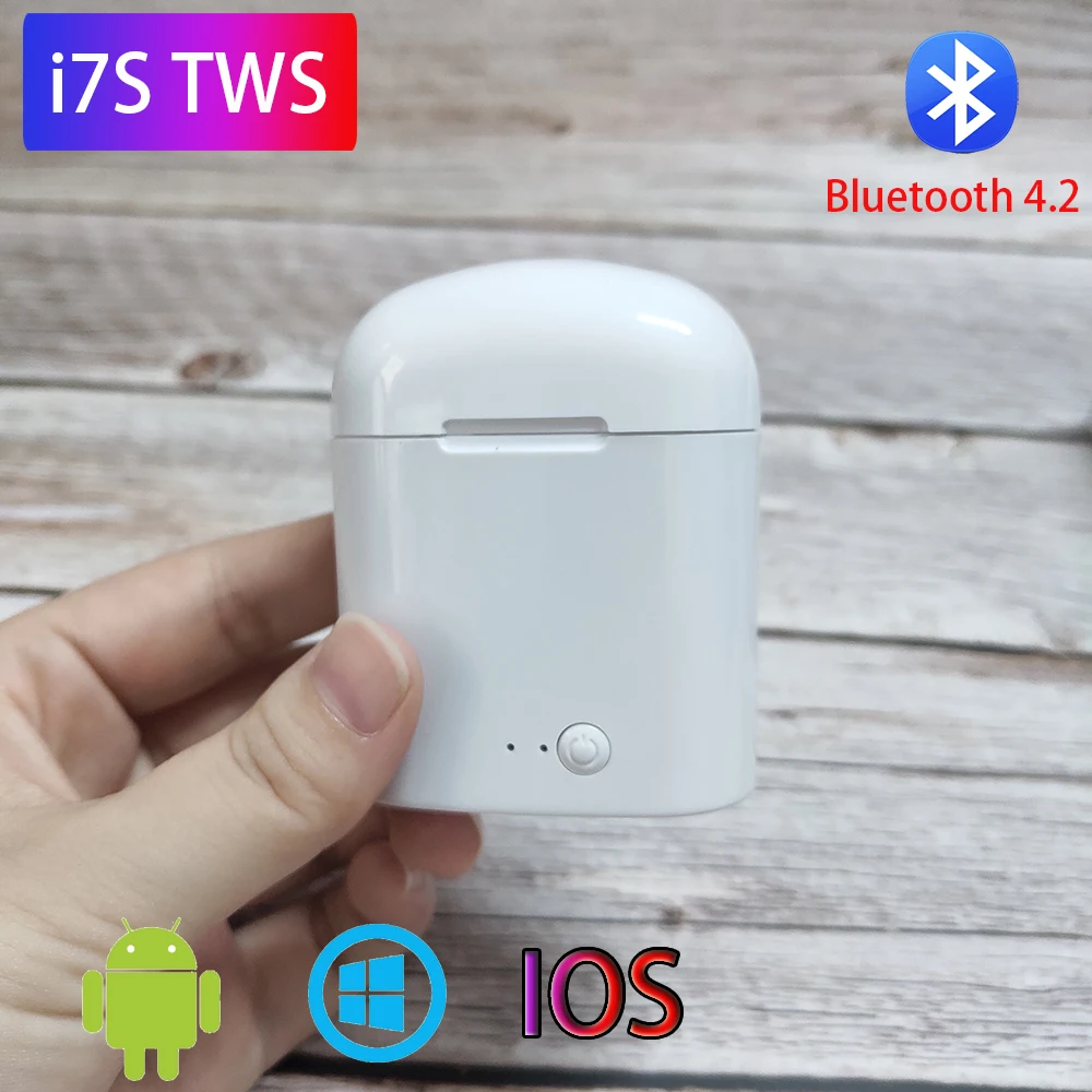 

i7s Tws i9s tws Bluetooth Earphones Mini Wireless Earbuds, Sport Handsfree Earphone, Cordless Headset with Charging Box