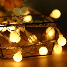 Guirlande lumineuse à 10Led pour sapin de noël, guirlande lumineuse féerique pour maison, jardin, mariage, décoration