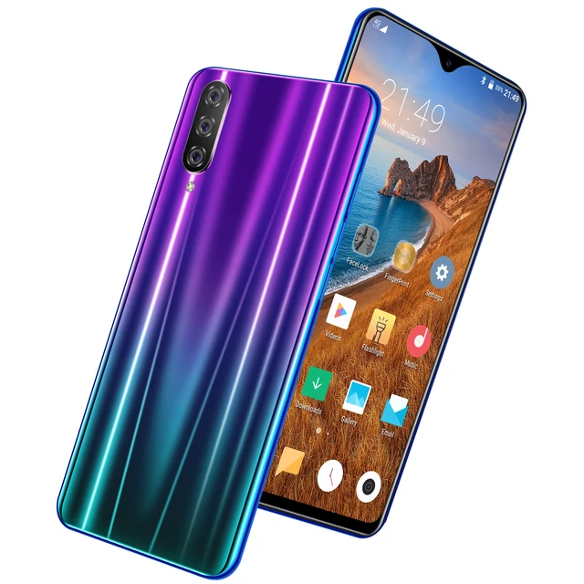 Chaoai M9 Smartphone 6gb 128gb Global Version Smart Cell Phone 6 3 Inch Water Drop Screen Dual Sim 3g Mobile Cellphones Aliexpress